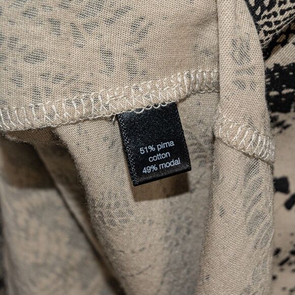 Peruvian Connection Crew Pullover Tunic Blouse in Floral Print Size Medium - Picture 5 of 8